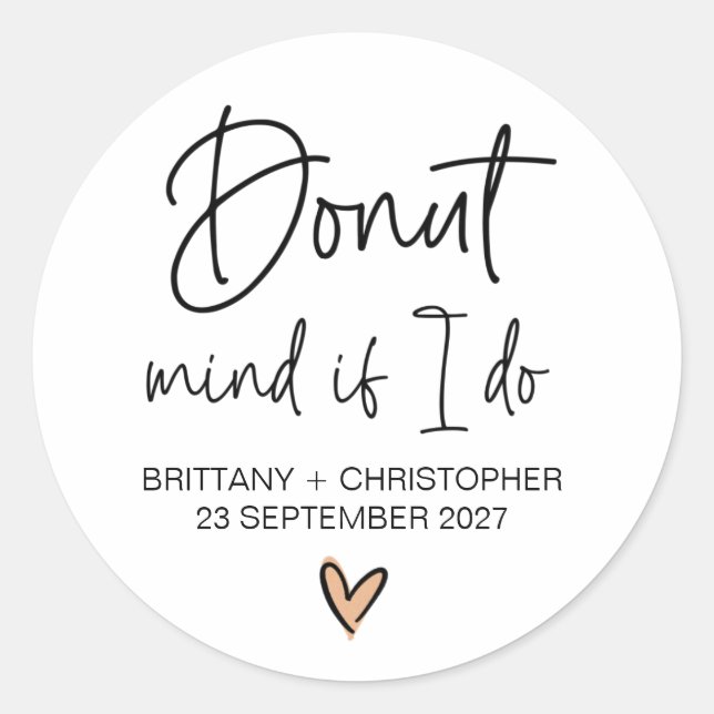 Mariage Favor Sticker Réception Faveurs pour les c (Devant)