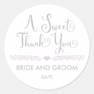 MARIAGE FAVOR STICKER Sweet merci.