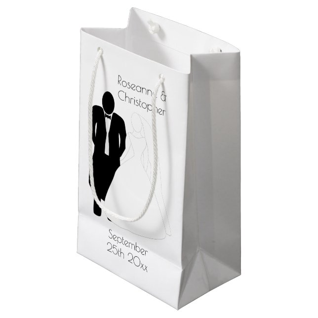 Mariage Favoriser Petit Sac Cadeau Mariage (Devant Angle)