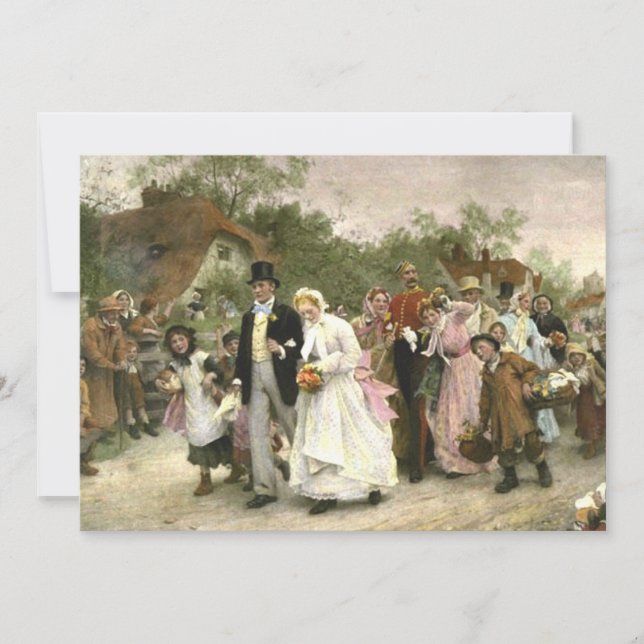 Mariage, fiançailles ou invitations nuptiales de (Devant)