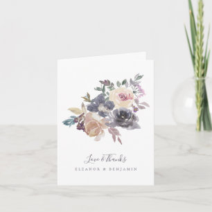 Mariage Fleur Romantique et Sombre Amour Merci Per