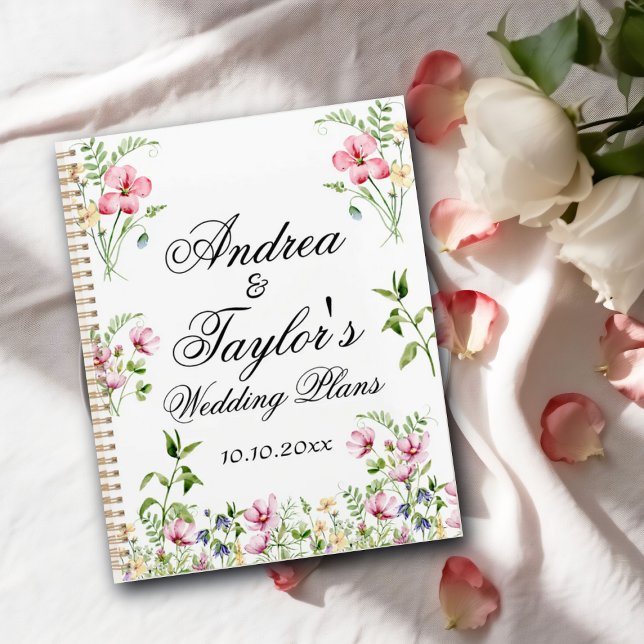 Mariage Fleur sauvage aquarelle (Créateur téléchargé)