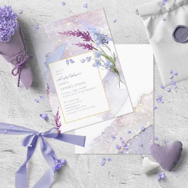 Mariage fleur sauvage Aquarelle Bridal Sh Peri ID9 (Créateur téléchargé)