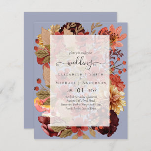 Mariage Floral Automne - BUDGET Orange Bourgogne