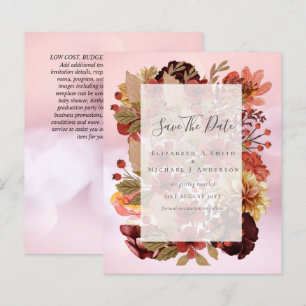 Mariage Floral Automne - BUDGET Orange Bourgogne
