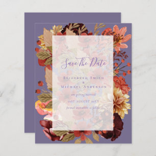 Mariage Floral Automne - BUDGET Orange Bourgogne