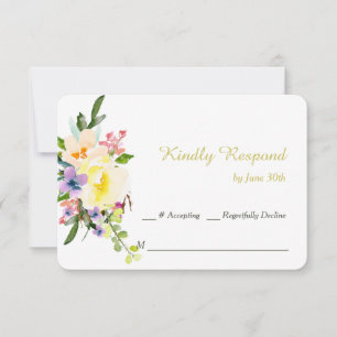 Mariage floral automne RSVP