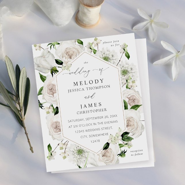 Mariage floral blanc budget (Créateur téléchargé)