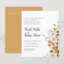 Mariage floral Budget Rustique Camomille Mimosa