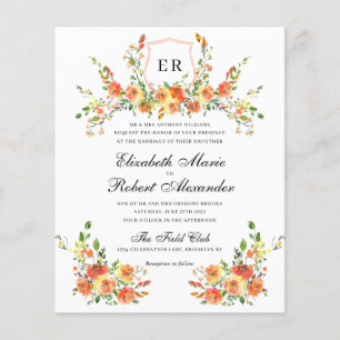 MARIAGE Floral Crest