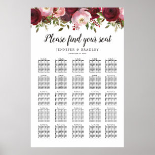 Mariage floral de Bourgogne rustique 25 Tableau