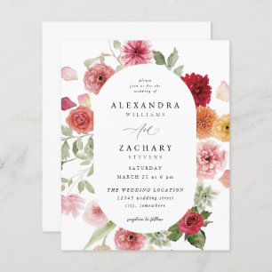 Mariage Floral multicolore Budget été 2