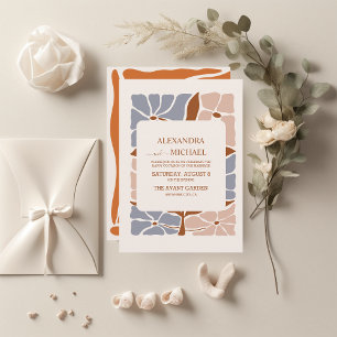 Mariage Floral Rétro Bohème Économique