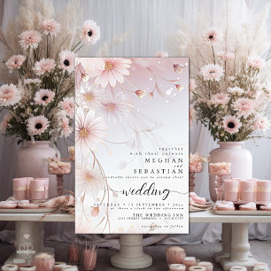 Mariage floral rose vif enchanteur
