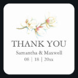 Mariage floral simple favorise Stickers Modèle<br><div class="desc">Ajoutez une touche d'élégance à votre journée spéciale grâce à nos stickers de mariage floral à aquarelle blanche et simple. Avec un design floral délicat, ces autocollants personnalisés peuvent être personnalisés avec vos noms et date mariage en utilisant notre modèle facile à utiliser. Parfaits pour les faveurs mariages ou nuptiales...</div>