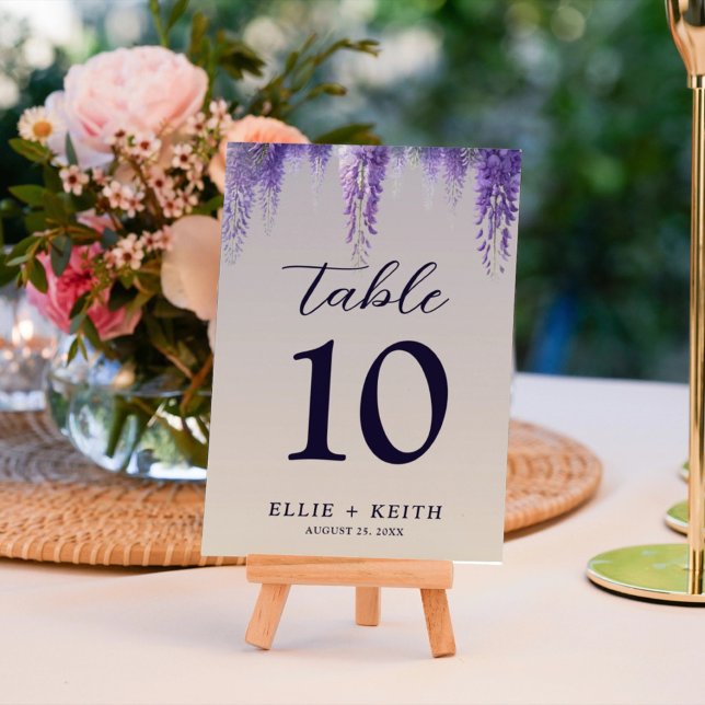 Mariage floral violet à dégradé lunaire (Créateur téléchargé)