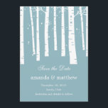 Mariage Forêt D'Hiver Enregistrer Les Cartes De Da<br><div class="desc">Parfait pour les mariages d'hiver,  cette collection de forêts d'hiver apportera une touche de fantaisie à votre célébration mariage. Couleurs personnalisées disponibles sur demande. Visualisez l'ensemble de la collection des forêts d'hiver à l'adresse berryberrysweet.com</div>