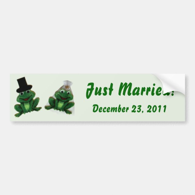 Mariage Froggy - Sticker (Devant)
