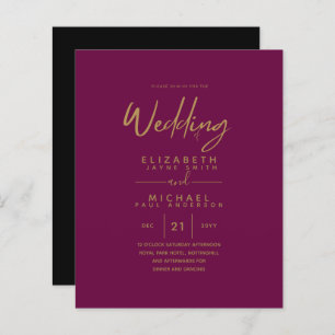 Mariage Fuchsia Gold Budget