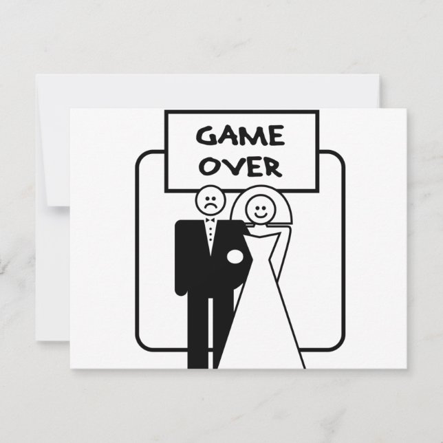 Mariage "Game Over" (Devant)