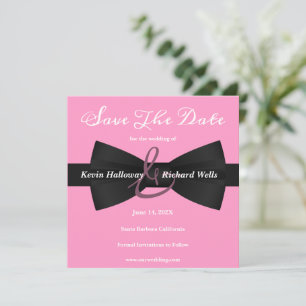 Mariage Gay Chic en Smoking Save The Date