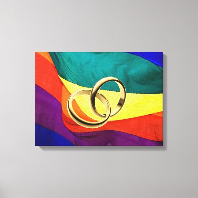 Mariage gay sur toile (Recto)
