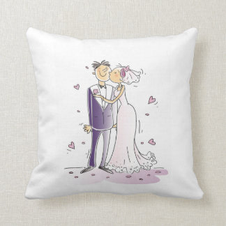 mariage génial en coussin