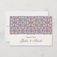 Mariage géométrique en treillis marocain