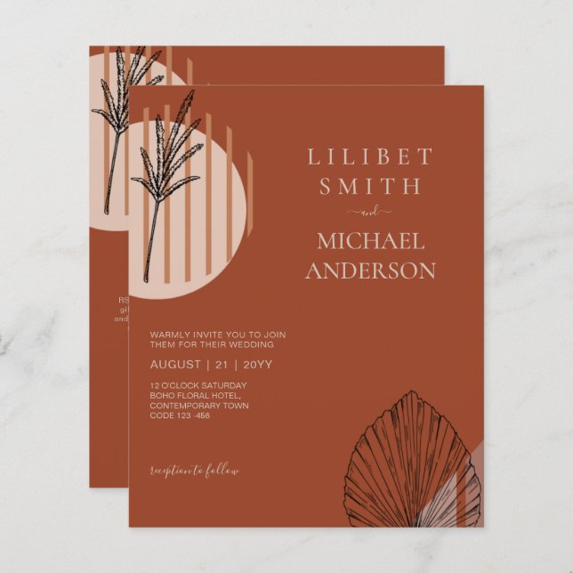 Mariage géométrique japonais Abstrait (Devant / Derrière)