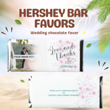 Mariage Giveaway Hershey's Bar Cover