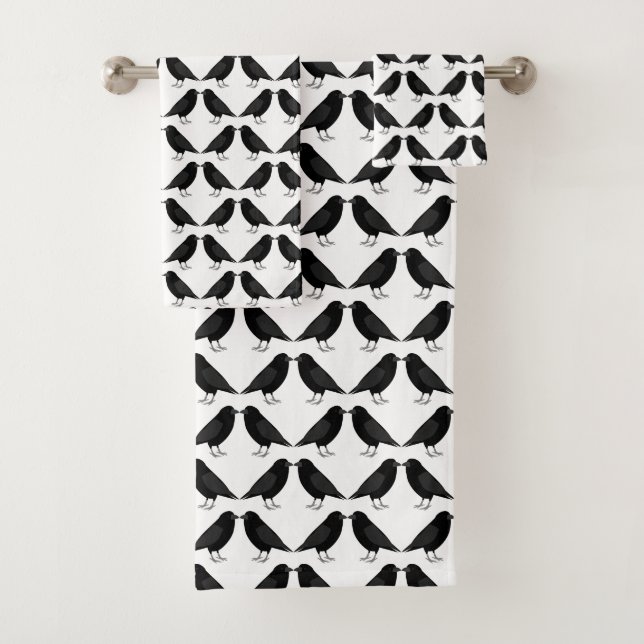 Mariage gothique Bissing Ravens Motif (En situation)