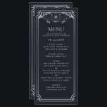 Mariage gothique de la carte Tarot élégant en arge<br><div class="desc">Design mariage moderne et élégant,  inspiré d'une carte de tarot. Le design n'est pas un vrai papier peint. Vous pouvez customiser plus loin en cliquant sur le bouton "PERSONNALISER". Objets correspondants dans notre boutique pour un thème de fête complet. Pour toute question complémentaire,  veuillez nous contacter à l'adresse ThePaperieGarden@gmail.com</div>