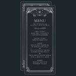 Mariage gothique de la carte Tarot élégant en arge<br><div class="desc">Design mariage moderne et élégant,  inspiré d'une carte de tarot. Le design n'est pas un vrai papier peint. Vous pouvez customiser plus loin en cliquant sur le bouton "PERSONNALISER". Objets correspondants dans notre boutique pour un thème de fête complet. Pour toute question complémentaire,  veuillez nous contacter à l'adresse ThePaperieGarden@gmail.com</div>
