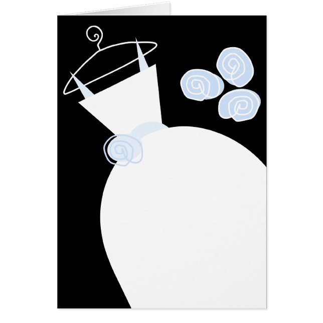 Mariage Gown bleu noir vertical (Devant)