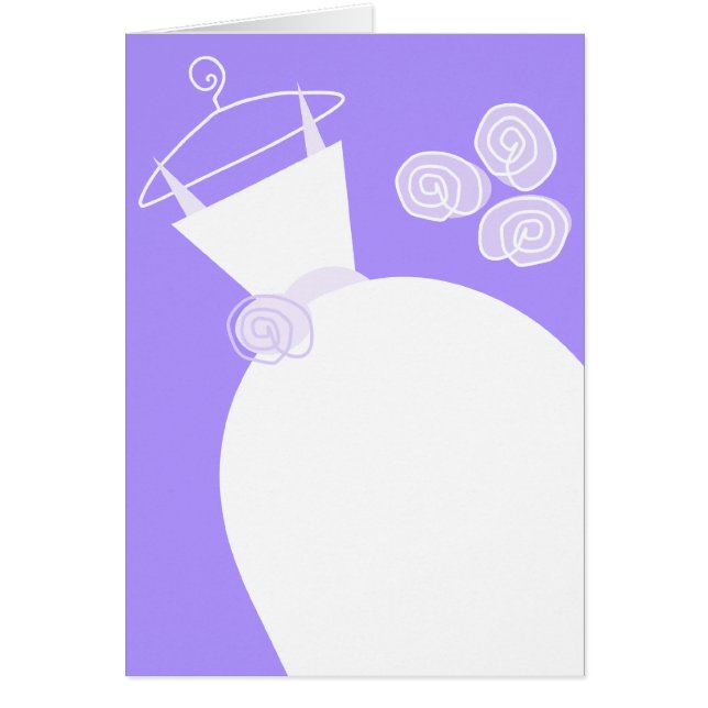 Mariage Gown violet vertical (Devant)