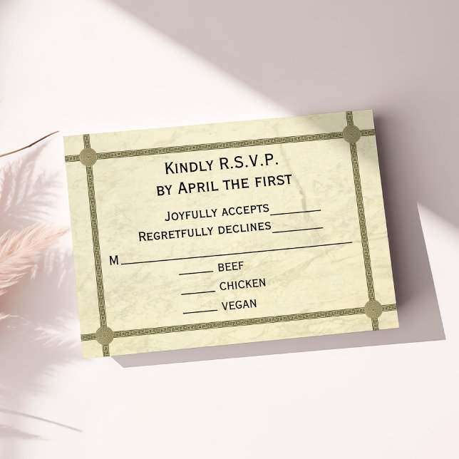 Mariage grec RSVP (Greek Wedding RSVP)
