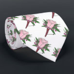 Mariage Groom Best Man Rose Boutonniere Cravate<br><div class="desc">Présente une illustration originale d'une jolie fleur de boutonnière mariage rose rose, entourée d'une délicate respiration pour bébé. Parfait pour le marié, les groomsmen et le meilleur homme ! Designer est disponible pour créer et télécharger des designs personnalisés qui correspondent aux couleurs et aux thèmes de votre mariage. Cliquez sur...</div>