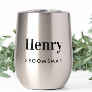 Mariage Groomsman personnalisé