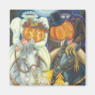Mariage HALLOWEEN MAGNET Carré