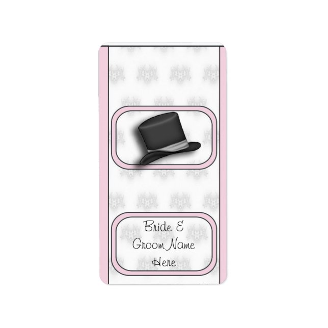 Mariage Hershey Mini Candy Wrapper Étiquettes (Devant)