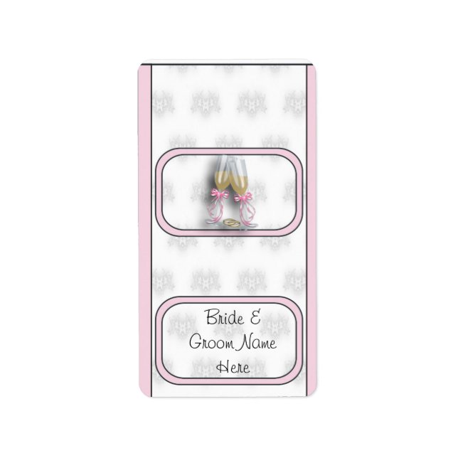 Mariage Hershey Mini Candy Wrapper Étiquettes (Devant)