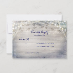 Mariage horizontal rustique nautique RSVP