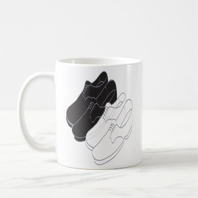 Mariage III, Design classique café blanc Mug (Gauche)