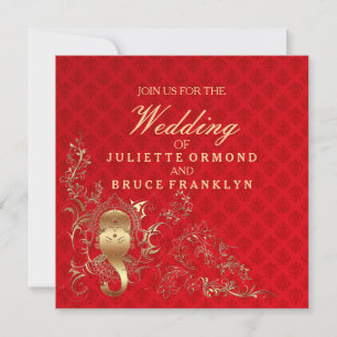 Mariage indien - Carte d'invitation