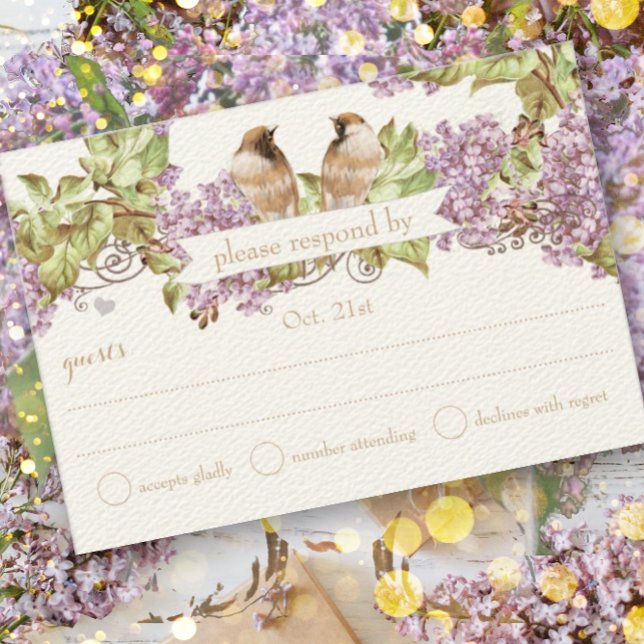 Mariage Inséparable Lavender Lilac RSVP (Créateur téléchargé)