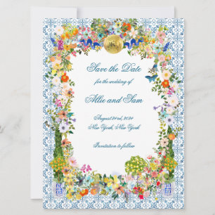 Mariage inviter ou enregistrer la Date Garden Disc
