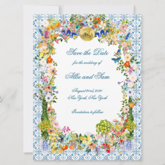 Mariage inviter ou enregistrer la Date Garden Disc