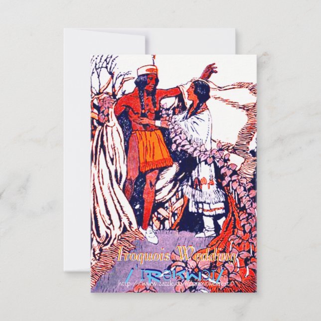 "Mariage iroquois" (Devant)