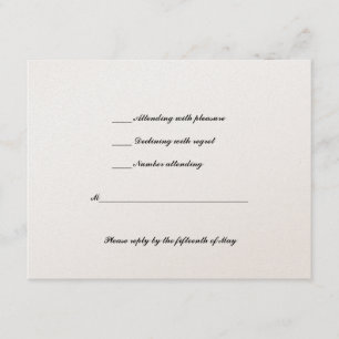 Mariage juif hébreu RSVP ivoire Métallique