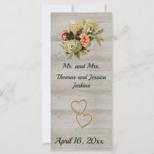 Mariage Keepsaké Favoriser avec le charme rustique